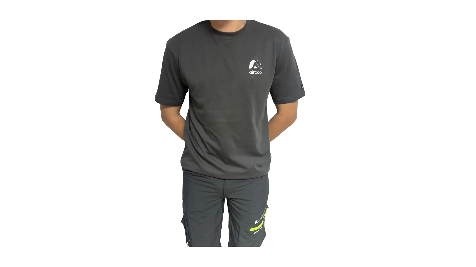 T-shirt manches courtes de travail couleur gris M
