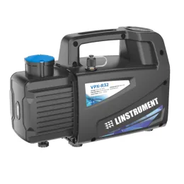 Pompe à vide double étage 170 L/M + vacuomètre et électrovanne - LINSTRUMENT