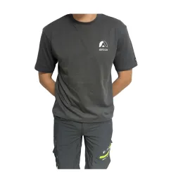 T-shirt manches courtes de travail couleur gris XXL